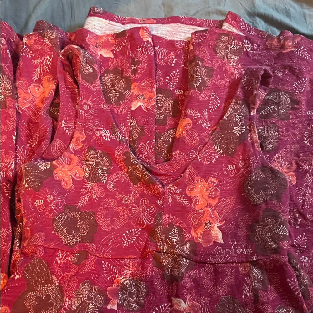 Floral V-Neck Women dress